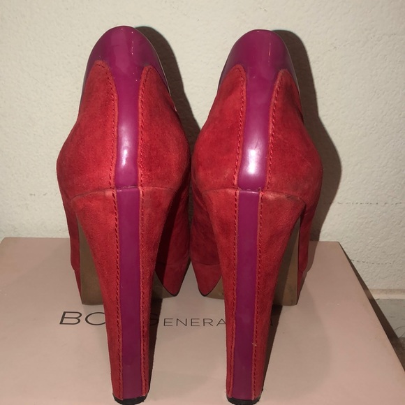 BCBG pink and red heels - Picture 3 of 3